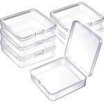 Lot de 6 mini boîtes de rangement transparentes en plastique pour perles, pour la collecte de petits ... Lot de 6 mini boîtes de rangement transparentes en plastique pour perles, pour la collecte de petits ...