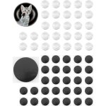 Lot de 60 cabochons et aimants ronds avec autocollant pour travaux manuels, r�frig�rateur et tableau ...