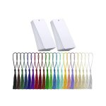 Lot de 80 marque - pages vierges en papier cartonn avec 80 pompons colors, marque - pages en papier ...