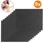 Lot de 9 patins en feutre pour pieds de meubles, 20 x 15 cm, autocollants pour tapis de sol pour meubles ...