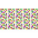 Lot gommettes autocollantes 540 rondes multicolor 1, 5cm carte scrapbooking