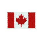Lot de patch ecusson brod� drapeau canada canadien 3x5 - lot de 100