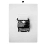 Machine a ecrire en fort, texture abstraite, toile d'art mural, peinture, affiches et imprims nordiques, ...