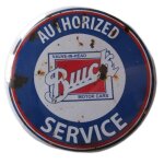 Magnet rond 6 cm authorized buick service vieillit deco garage diner loft