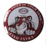 Magnet rond 6 cm esso tigre put a tiger in your tank deco garage diner loft Magnet rond 6 cm esso tigre put a tiger in your tank deco garage diner loft