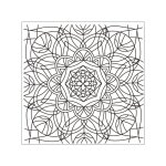 Mandala 1 - argile polym�re texture feuilles de timbres baroque motif mandala argile artisanat fournitures ...