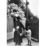Paris - le marchand de moulinets a vent - d'aprs une photo de 1900 - ref. 011 026