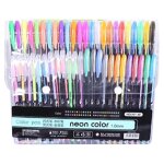 Marqueurs de couleur 48 couleurs brillant de longue dure lissage ecriture marqueurs de coloration pour ...