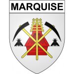 Marquise 62 ville stickers blason autocollant adh�sif - taille : 8 cm
