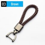 Marron1 - cls de voiture en cuir et alliage pour moto, pour lada vw golf 8 mk3 peugeot 407 seat bmw ...