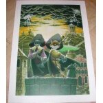 Masbou - de cape et de crocs - 50x70cm - affiche / poster envoi en tube