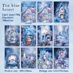 Matriel de scrapbooking vintage elf forest, papier dcoratif, journal intime, album, fond, fournitures ...