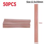 Mches de bougie en bois sans fume faites a la main ci - aprs, soja ou paraffine de soja pour bricolage, ...