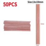 Mches de bougie en bois sans fume faites a la main ci - aprs, soja ou paraffine de soja pour bricolage, ...