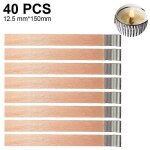 Mches de bougie en bois sans fume pour bougies naturelles - option ecologique pour les bougies faites ...