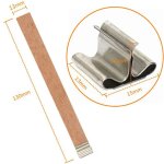 Mches de bougie en bois naturellement sans fume, outil de bricolage, 100x5. 1 pouces, 0. 5 pices