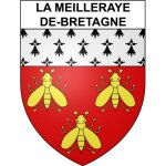 La meilleraye - de - bretagne 44 ville sticker blason ecusson autocollant adh�sif - taille : 4 cm
