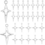 Meimie - 75 pièces breloques creation bijou, pendentif etoile, argent antique breloques charms pour bracelet ... Meimie - 75 pièces breloques creation bijou, pendentif etoile, argent antique breloques charms pour bracelet ...