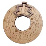 Mlodie en bois outil instrument de musique bois mlodie maker cercle de cinquimes roue, cercle roue ...