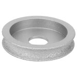 Meule diamantée brasée de 7. 3cm, roue abrasive concave pour pierre, céramique, verre, 1, 0 cm Meule diamantée brasée de 7. 3cm, roue abrasive concave pour pierre, céramique, verre, 1, 0 cm