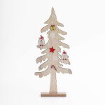 Mini en bois d'arbre de no�l permanent pour la f�te de la d�coration