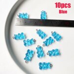 Mini breloques en forme d'ours, couleur bonbon, pour la fabrication de bijoux, pendentifs, colliers, ... Mini breloques en forme d'ours, couleur bonbon, pour la fabrication de bijoux, pendentifs, colliers, ...