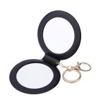 Mini miroir de maquillage de poche miroirs compacts cosmétiques portable double côtés cadre en cuir pu ... Mini miroir de maquillage de poche miroirs compacts cosmétiques portable double côtés cadre en cuir pu ...