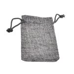 Mini sacs a cordon en toile de jute, 10 pices, pochettes a bijoux, sac de nol rustique 7x9cm 10x14cm ...