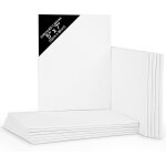 Mini toile peinture - lot 12 toile a peindre 13 x 18 cm canvas toile vierge pour peinture a lhuile acrylique ...