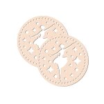 Mir astronomique en bois naturel, crochet creux, base pour fil a broder, sac de tissage au point de croix, ...