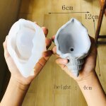 Moule b - moule de pot de fleur en béton en forme de conque, en silicone, créatif, pour vase en coquille ... Moule b - moule de pot de fleur en béton en forme de conque, en silicone, créatif, pour vase en coquille ...