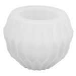 Moule bougeoir silicone diy bol forme tasse rsine epoxy moule pour cadeau mariages dcoration de la ...