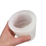 Moule a bougie 3d en forme de feuille, moule cylindrique pour bougies parfum�es et savons, 10, 7 x 8 ...