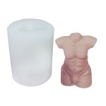 Moules a bougies 3d en silicone, pour homme et femme, en rsine d'argile, en gypse, en chocolat, pour ...