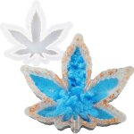 Moule de cendrier pour rsine, moule en rsine de silicone feuille d'rable, diy