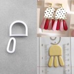 Moules de coupe en argile polymère creux, n?ud papillon, cuir chevelu, gaufrage de style rw, outils en ... Moules de coupe en argile polymère creux, n?ud papillon, cuir chevelu, gaufrage de style rw, outils en ...