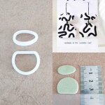 Moules de coupe en argile polym�re creux, n?ud papillon, cuir chevelu, gaufrage de style rw, outils en ...