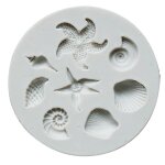 Moule a fondant en silicone moule etoile de mer conque formes de coquillage pour la cuisson diy