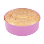 Moule a gteau antiadhsif en silicone de 25 cm pour gteaux, pizzas et pains - violet