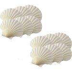 Moules a ptisserie en coquillage naturel pour desserts ptissiers, cramique en forme de coquille de ...