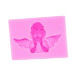 Moule en silicone en forme d'ange - 2 pcs fondant cake & clay dcoration par
