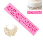 Moule en silicone liquide pour colliers de perles longues