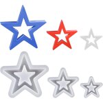 Moules en silicone pour noël, moules a bougies, etoiles, artisanat, bricolage, moulage, lot de 3 (hollow) ... Moules en silicone pour noël, moules a bougies, etoiles, artisanat, bricolage, moulage, lot de 3 (hollow) ...
