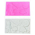 Moule en silicone de fabrication de savon a bougie savon rsine epoxy artisanat cake toppers