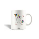Mug en c�ramique dab unicorn licorne