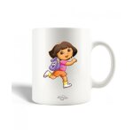 Mug en cramique dora l'exploratrice dessin anim