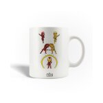 Mug en cramique star wars iron man deadpool