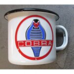 Mug cobra (ford mustang ) en email tasse a caf� emaill�e