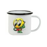Mug email rat fink qui porte le logo moon tasse emaill�e 2 logos