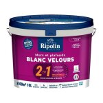 Mur & plafond 2 en 1 blanc velours - ripolin - 10 l